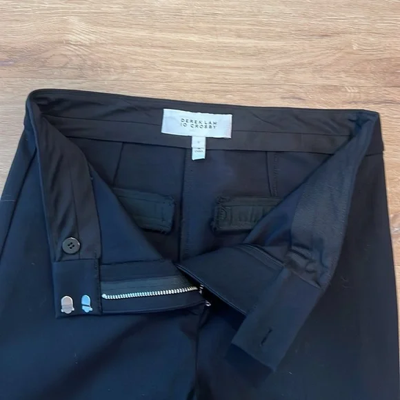 Derek Lam 10 Crosby | FLARE TROUSER Black - Size 2 - Picture 9 of 11